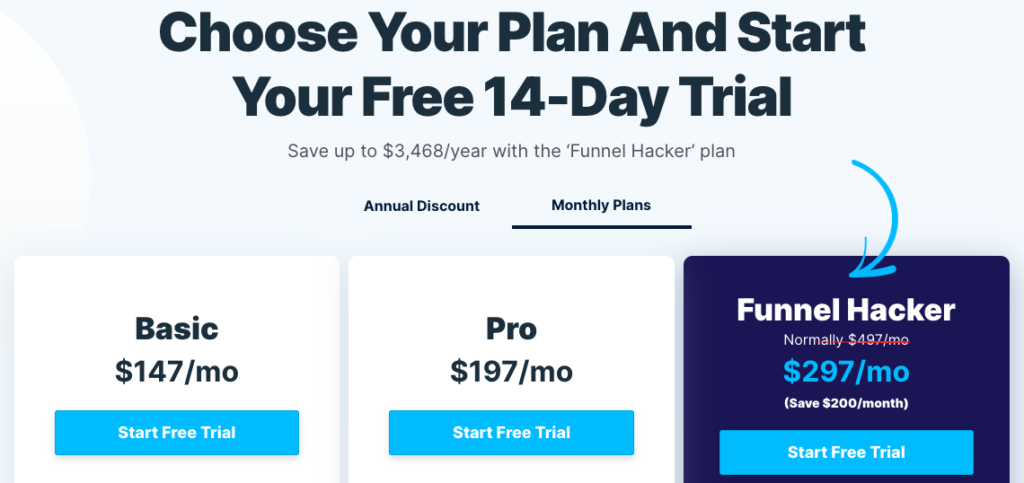 Click funnels pricing